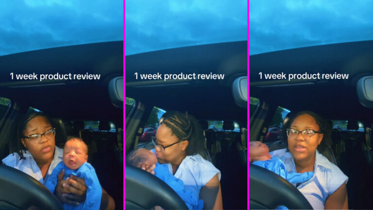 Alabama Mom Gets Internet Hate For Making Funny ‘Baby Review’ Video, ‘People Here Just Love Jumping at Chances to Prove They Know More’ alabama tiktoker stephtsoldit doing a 'baby review' for tiktok