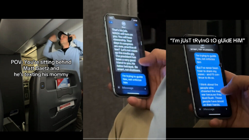 florida rep matt gaetz texting his mother about donald trump