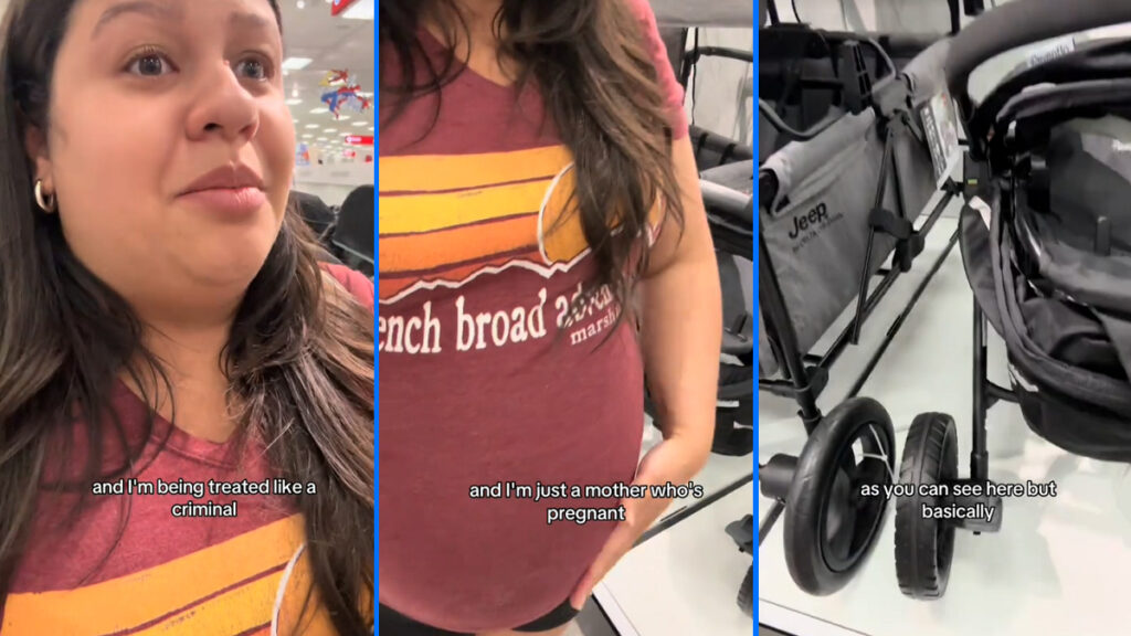 Florida Woman Has Unpleasant Experience Picking Out Target Stroller, ‘I’m Being Treated Like a Criminal’ florida tiktoker alexan.fernandez being treated like a criminal for testing strollers at target