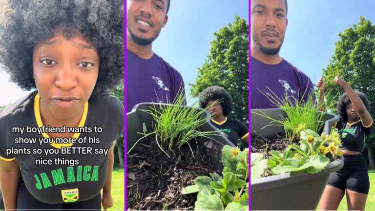 New York Girlfriend is a Hype Man For Her Boyfriend’s Plants, ‘Girl I Watched This 3 Times I Wasn’t Sure if I Was Allowed to Leave’ new york tiktok girlfriend tells viewers to say something nice about her boyfriend's plants