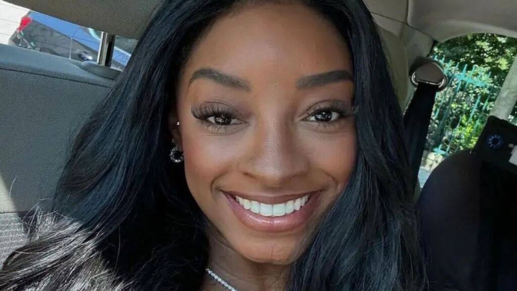 Simone Biles Called Out for ‘Betraying’ Girls After ‘Ignorant’ Trans Sports Comment Simone Biles smiling