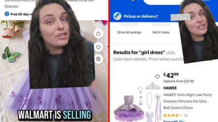 utah tiktoker existingtothrive accusing walmart of trafficking children