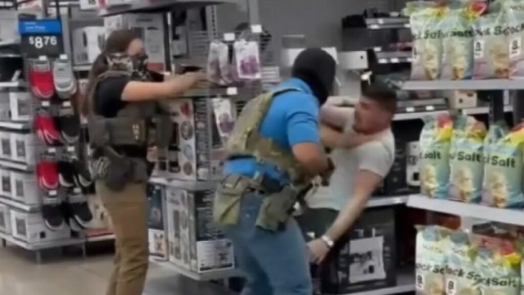 Unidentified ICE Agents Tase a Civilian Inside a Walmart in Albuquerque, ‘All Walmarts Are Dangerous Fascism Sympathizing Zones’ Albuquerque man tased inside a Walmart