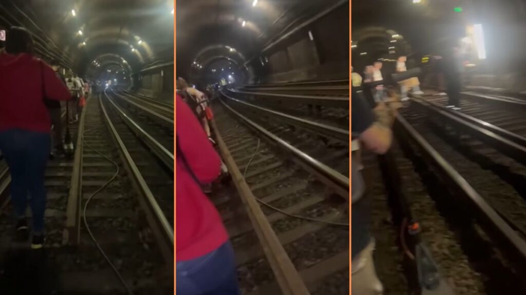 Bostonians Are Evacuated From the T After Blue Line Breaks Down ‘I Wish They Did Tunnel Tours’ Bostonians Are Evatuated From T After Blue Line Breaks Down, 'I Wish They Did Tunnel Tours'
