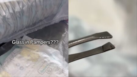 California woman finds glass in diapers