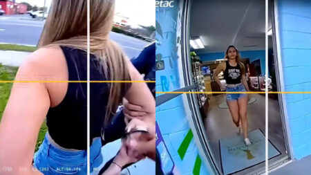 Florida Karen Throws Hands Over Nintendo DS, Cuffed After Wild Scene: ‘Fresh Scratches and He’s Protecting Her!!'