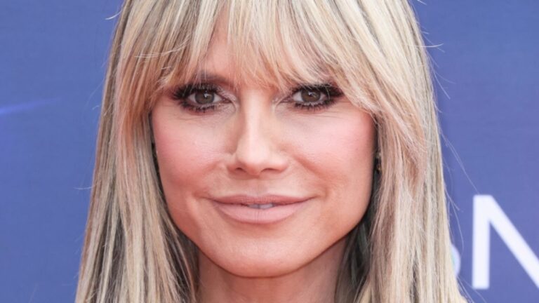 Heidi Klum close up