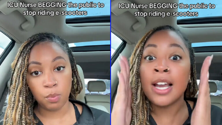 Illinois ICU Nurse Begs People to Stop Riding E-Scooters