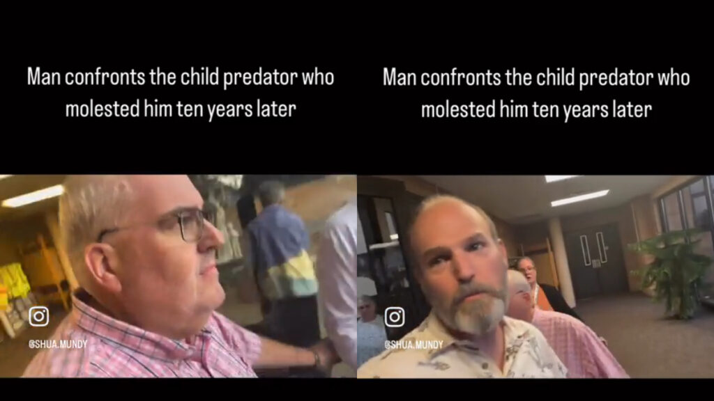 Church in Ohio Sides With Child Predator After Public Confrontation by His Victim: ‘Oh My Gosh the Pain in His Voice’ Church in Ohio Sides With Child Predator After Public Confrontation by His Victim