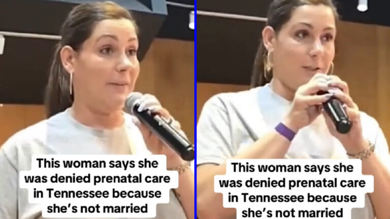Mother Shares Despicable Prenatal Care Experience During Tennessee Town Hall, ‘It’s a Pro Control Over Women’s Choices Thing’ Mother Shares Despicable Prenatal Care Experience During Tennessee Town Hall