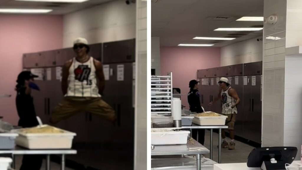 Pennsylvania TikToker dancing in a Crumbl