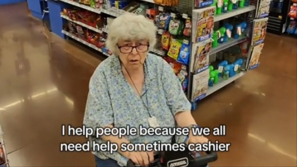 Pennsylvania Man Attempts to Help Elderly Lady at Grocery Store but She Has Other Plans: ‘Grouchy Old Bag’ An old woman in Pennsylvania refuses to use the self service check-outs