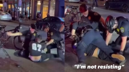 San Diego Police Under Fire After Video Shows Officer Punching, Kneeing Man Pinned to Ground: ‘Straight up Violent’ San Diego Police Under Fire After Video Shows Officer Punching, Kneeing Man Pinned to Ground: ‘Straight up Violent'