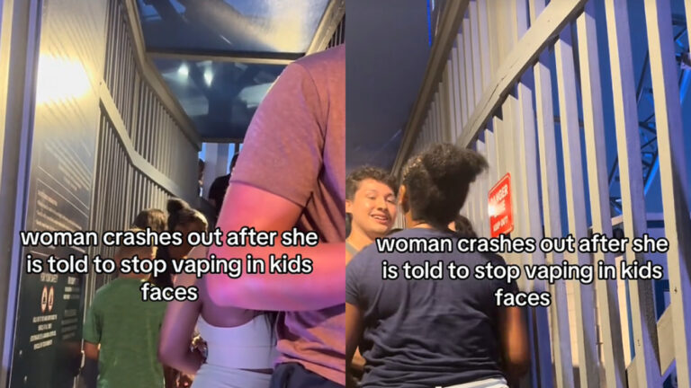 Texas Woman Confronted Over Vaping Around Children, Instantly Cries Racism: ‘Those Poor Children Are Terrified’