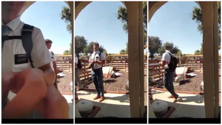 Texas Woman Warns Two Mormons About Her Deaf Dog But It Sneaks Up & Attacks Them in Viral Video