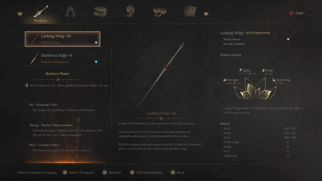 Lashing Whip Longsword