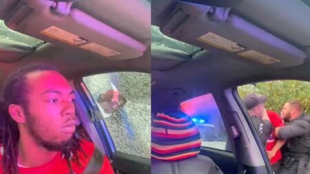 Florida Cops Smash Window and Assault Black Civilian in Disturbing Daylight Arrest: ‘This Is Why We Don’t Respect Cops’ A picture of the Florida attack.