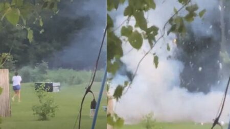 Idiotic Indiana Family Celebrates July 4th By Blowing Up a Refrigerator: ‘Did They Hear of Shrapnel?’ A picture of the Indiana family's refrigerator.