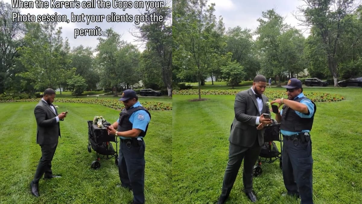 Triggered Maryland Karen Calls Cops on Black Couple’s Wedding Photoshoot and Gets Embarrassed: ‘Imagine Being So Miserable’
