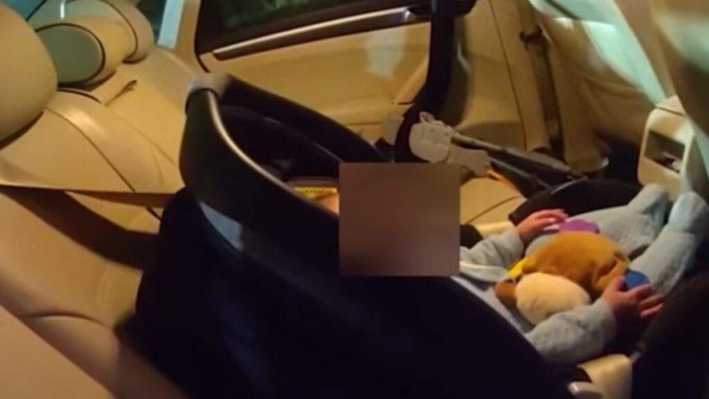 Florida Parents Leave Their Baby in Unlocked Car So They Can Drink & Party at Nearby Bar, ‘There’s So Much Wrong Here ☹️’ Baby left in car in Florida