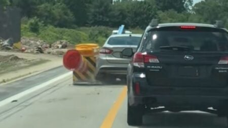 Driver Has Medical Emergency While On Busy Michigan Road, ‘Scary’ Footage Goes Viral Car driving recklessly