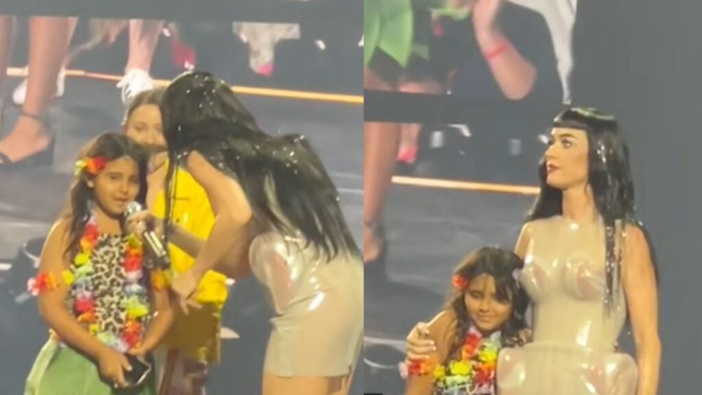 Little girl at Katy Perry concert