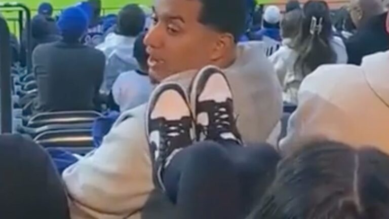 Instant Karma: Woman Ejected From NY’s Citi Field After Relentlessly Kicking Man, ‘Human-Trash’ Woman kicking man at Mets game