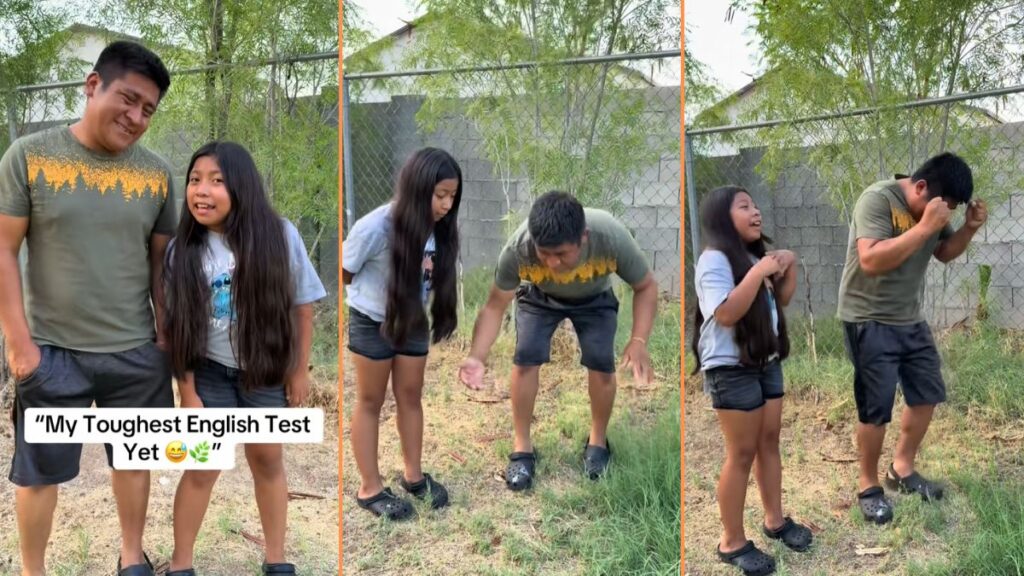 California Daughter Teaches Her Dad English in Heartwarming Video, ‘My Heartttt’ California Daughter Teaches Her Dad English in Heartwarming Video, 'My Heartttt'