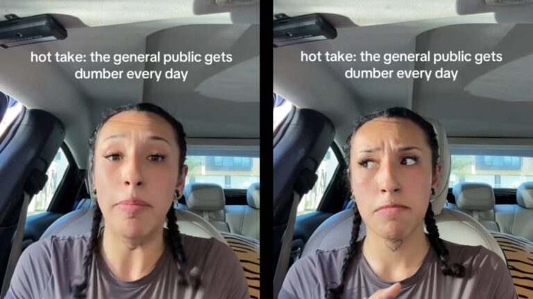 Woman in California Rants About How People Are Getting Dumber: ‘When’s the Last Time You Had a Hot Milkshake?’ California hot mocha frappe