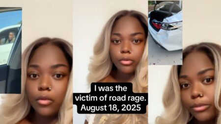 A TikToker in Georgia recounts the details of her recent car chase.