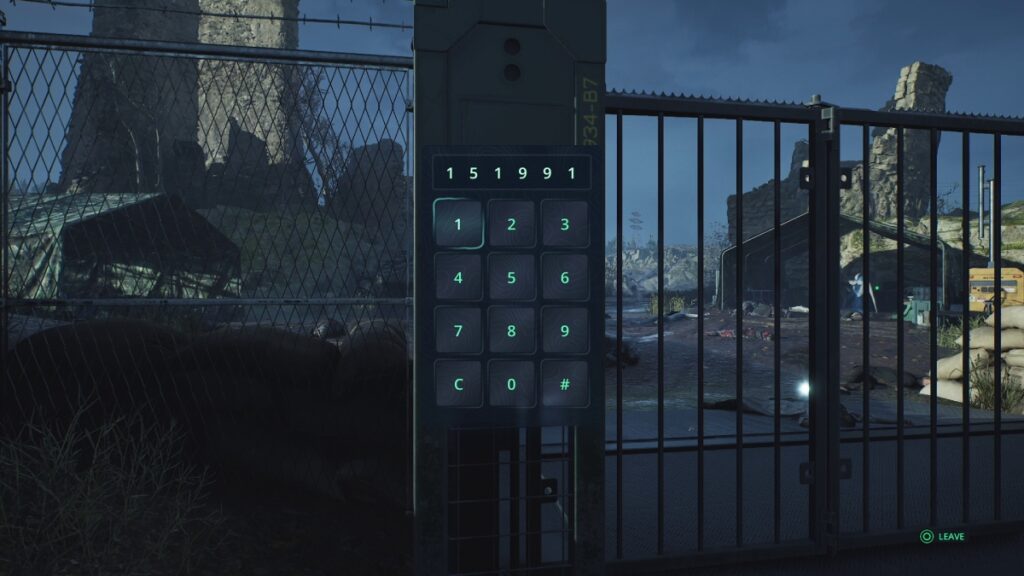 Hell Is Us Observation Outpost Code