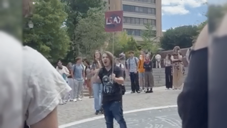Homophobic Preacher at Tennessee Campus Accuses Lesbians of Stealing Girls