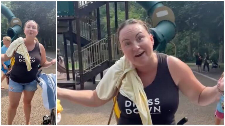 Massachusetts Mom Nonchalantly Uses Racial Slur in Front of Kids in a Playground in Viral Clip: ‘I Have a Brother Who’s a N*gger’ 'Insane' Massachusetts Mom Nonchalantly Uses Racial Slur in Front of Kids in a Playground in Viral Clip