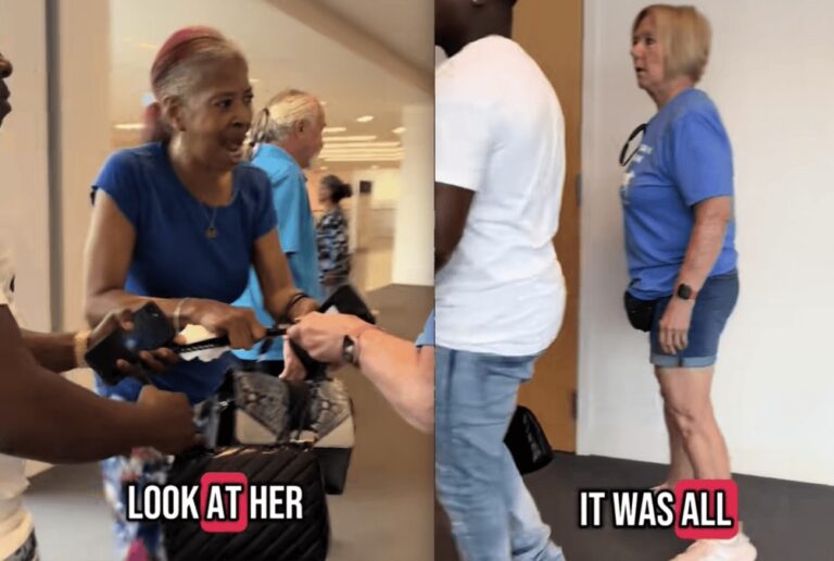 Karen Tries to Steal Ohio Woman’s Purse in Public Bathroom, Man Tries to Diffuse the Situation Before it Turns Into Something
