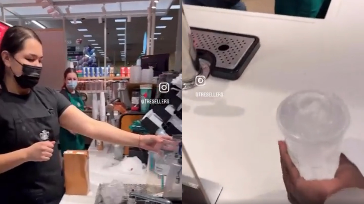 Caught on Video Ohio Live-Streamer Trevon Sellers Throws Iced Water at Starbucks Employees: ‘This Is the Behavior of a Legit Psychopath’