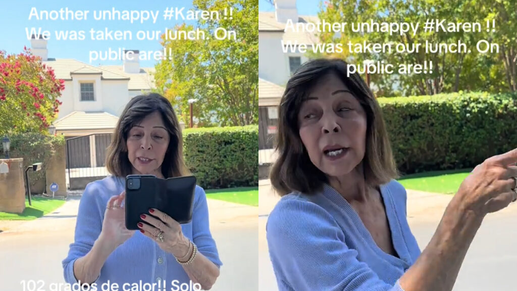 Racist Rage in Los Angeles as Woman Harasses Hispanic Worker on His Lunch Break: ‘She Is a Petty Bored Person’