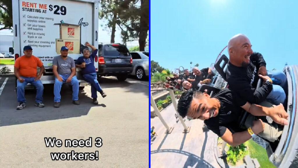 Man Hires Three Strangers to Clean a Park in California, Takes Them To Theme Park Instead