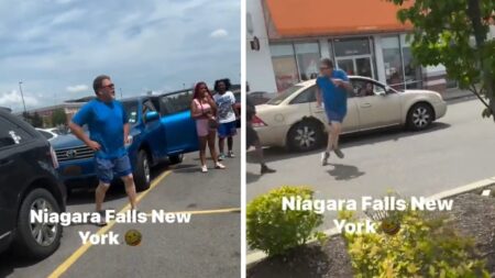 New York Male Karen Fight