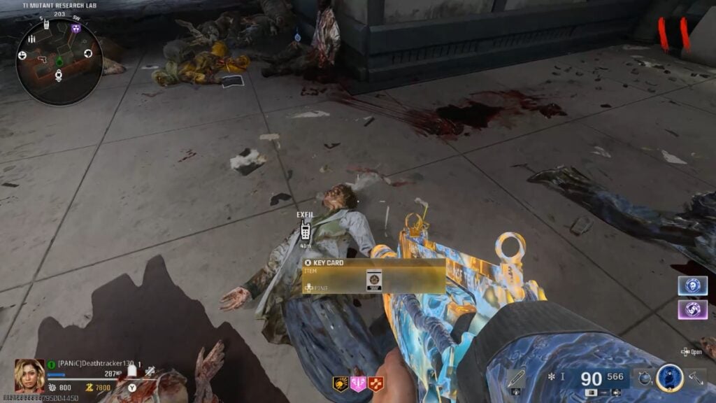 Reckoning Zombies keycard item