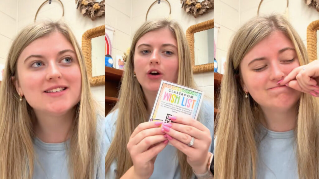 A Tennessee teacher tells an embarrassing story.