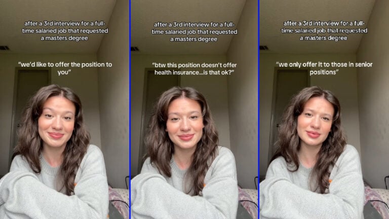 Tennessee Woman Alarmed By Company’s Dishonest Job Posting, ‘If You’re on Your Parent’s Insurance, You Should Be Fine’ Tennessee Woman Alarmed By Company's Dishonest Job Posting