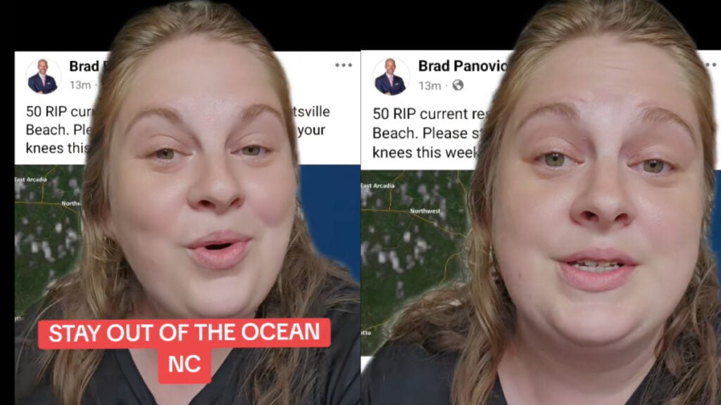 TikTok creator addresses brazen North Carolina beachgoers.
