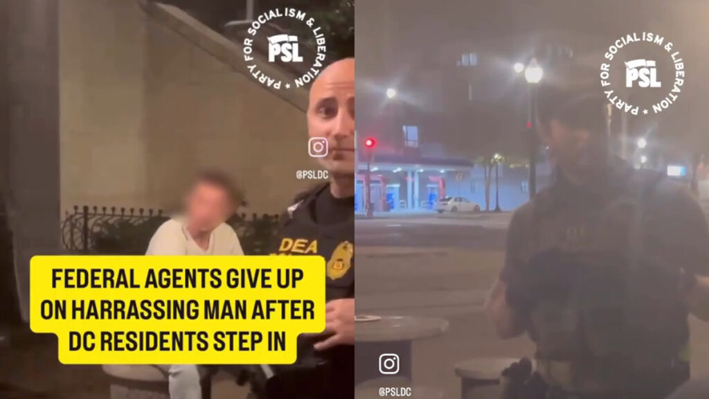 DEA Agents Back Down After Washington DC Neighbors Rally to Protect Local Man’s Rights: ‘We Must Stand Together Against Tyranny’ DEA Agents Back Down After Washington DC Neighbors Rally to Protect Local Man’s Rights: ‘We Must Stand Together Against Tyranny’