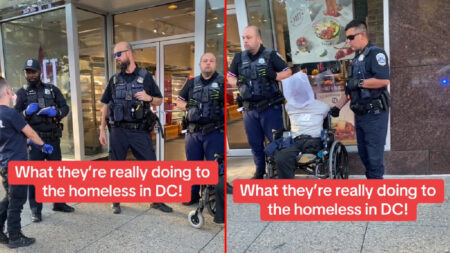 Washington, DC Police Somehow Needed Three Officers to Restrain a Homeless Man With No Legs