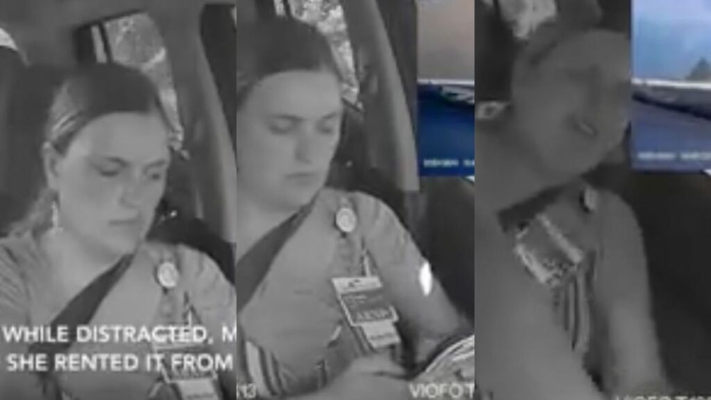 Washington Woman Who Lied About Crashing Rental Vehicle Seen Using Phone With Both Hands off the Wheel: ‘And Then She Has the Audacity To Look Surprised’
