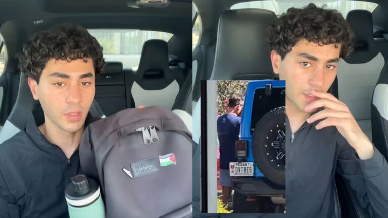 Racist Texas Local Targets Palestinian Man at Cafe Over Palestine Flag Pin: ‘Racism Should Not Be Tolerated’ A picture of the Texas local.