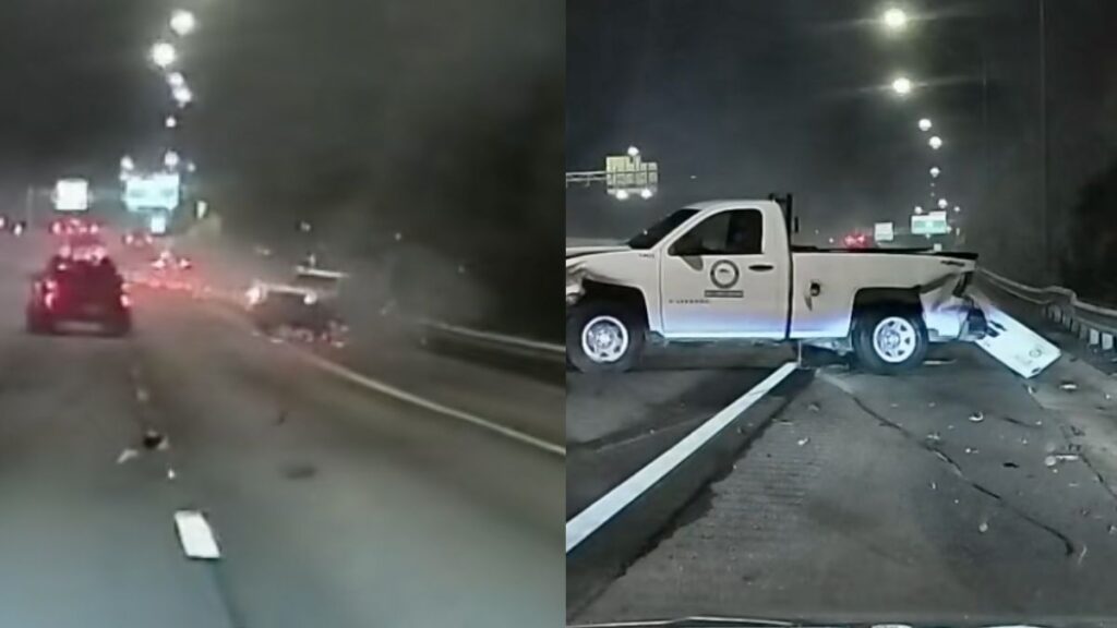 Fiery I-4 Crash Leaves Truck Mangled in Florida as Drivers Sound Alarm: ‘Night Drives Here Are Lethal’ Truck in accident in Florida