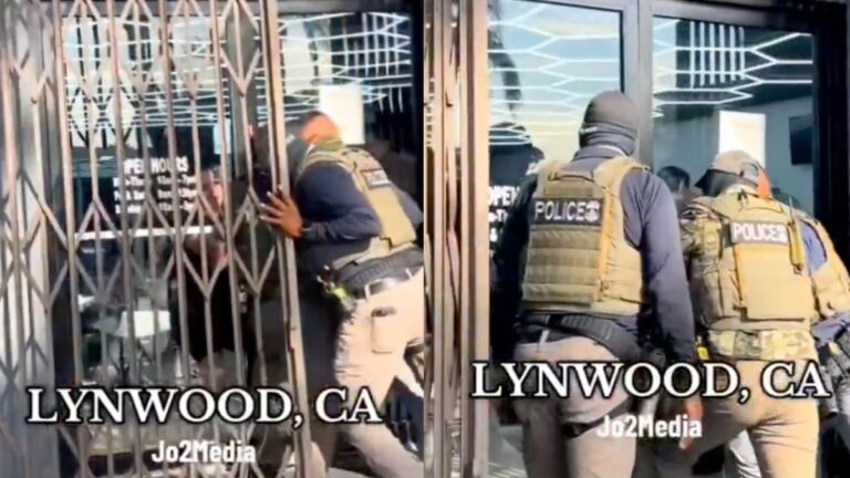 ‘Coward’ ICE Attempts To Break Into California Barbershop Without a Warrant, ‘Pure Evil’ ICE in California