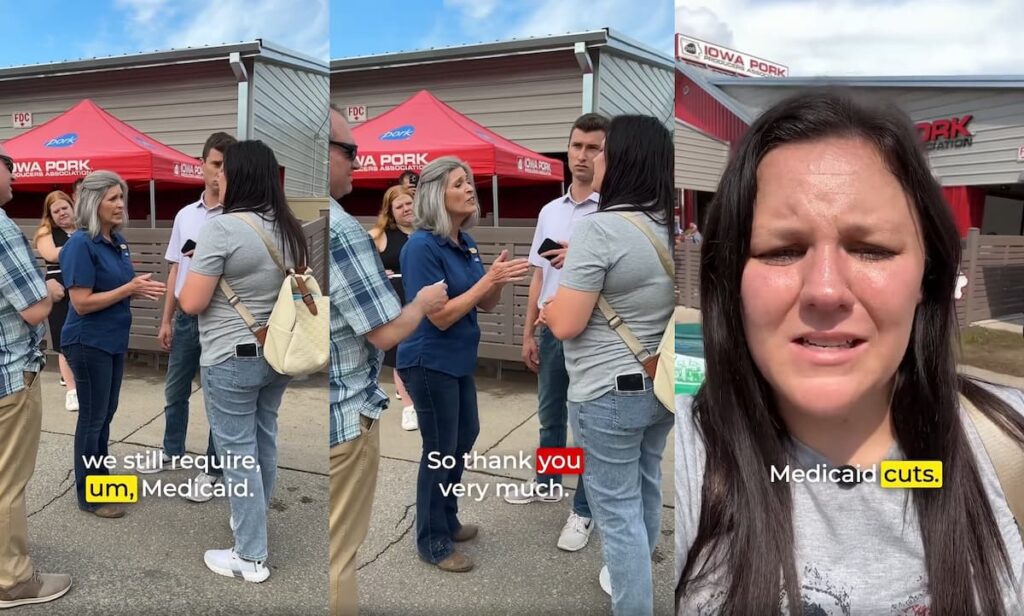 Iowa mom confronts senator