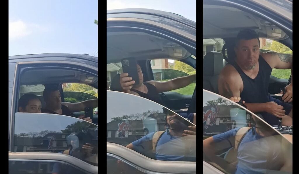 New Jersey Driver Flashes Police Badge to Intimidate Cyclist, Gets Roasted on Camera: ‘Coward’ fake police officer in New Jersey